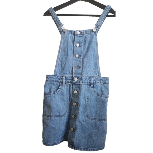 PacSun Dresses & Skirts - Pacsun Women's Junior Size Small Trivia Denim Overall Dress Light Wash W29 L15